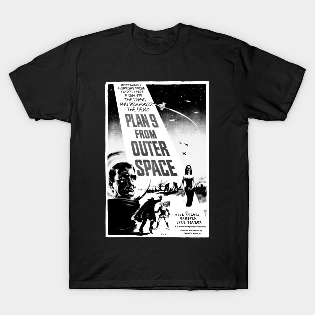 Plan 9 From Outer Space T-Shirt by MondoDellamorto